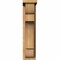 Ekena Millwork New Brighton Smooth Corbel w/Backplate, Western Red Cedar, 5 1/2"W x 12"D x 24"H COR06X12X24NEB01SWR - alternate 2